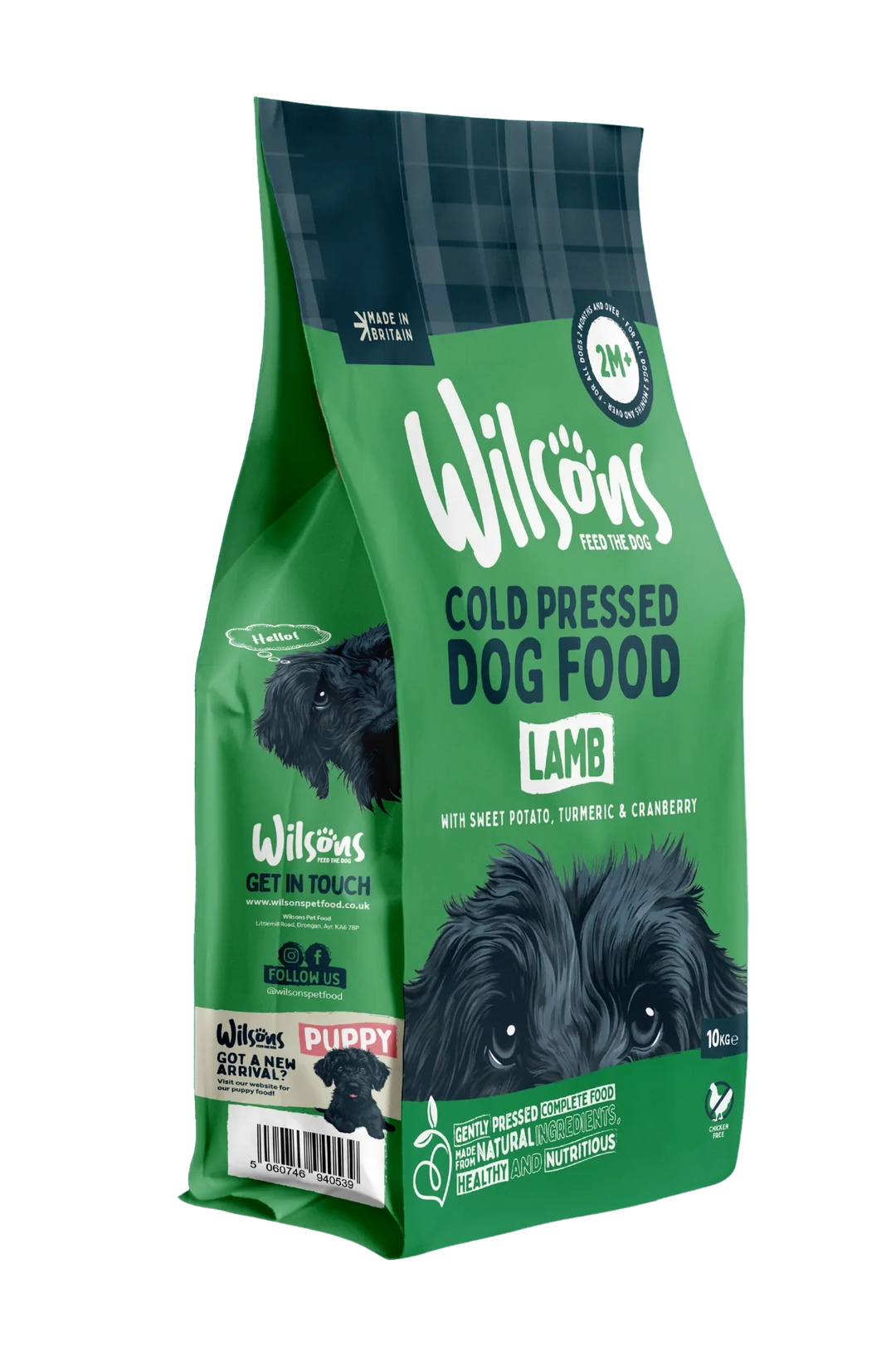 Wilsons Lamb Dry Cold Pressed Dog Food