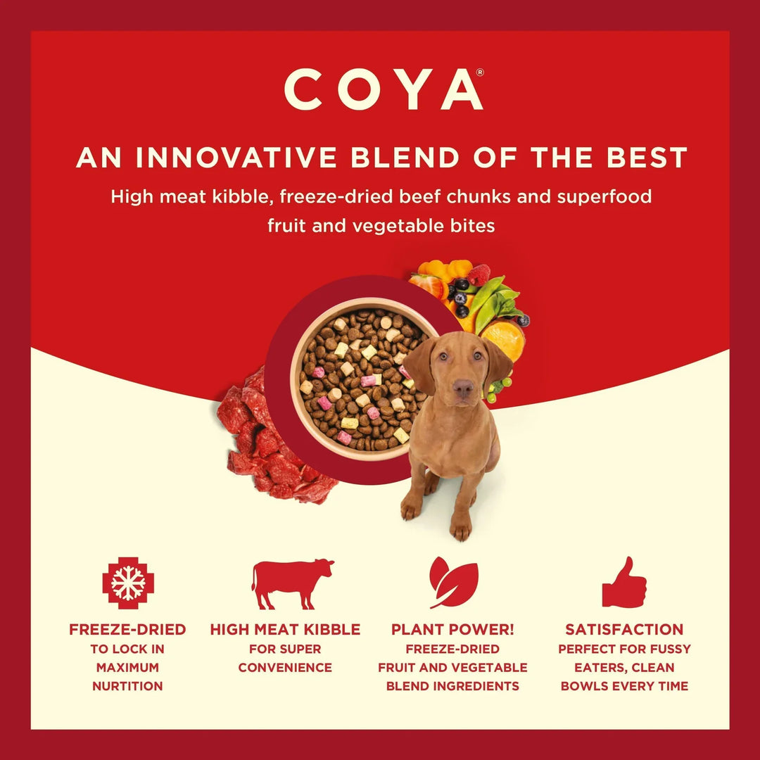 Coya Freeze Dried Kibble Plus Beef 1.5kg