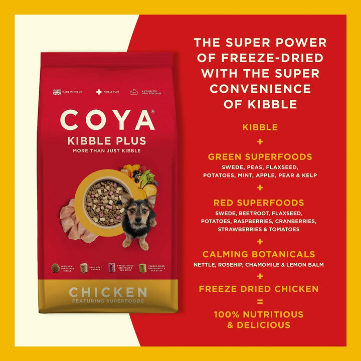 Coya Freeze Dried  Kibble Plus Chicken 1.5kg