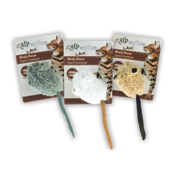 All For Paws Lamb Wooly Mouse Mixed Colours