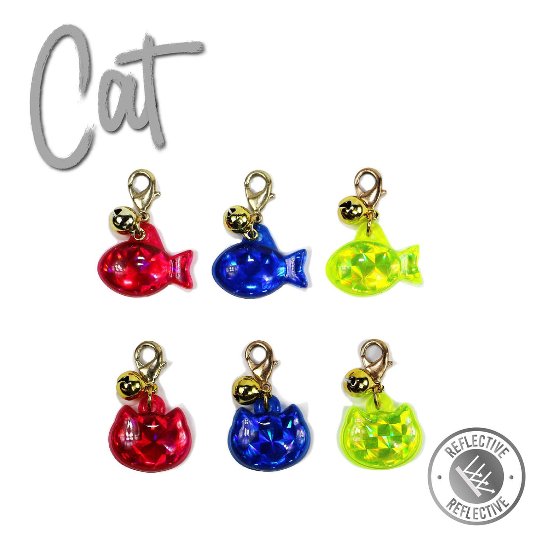Ancol Cat Reflective ID Tag Cat/Fish Shape