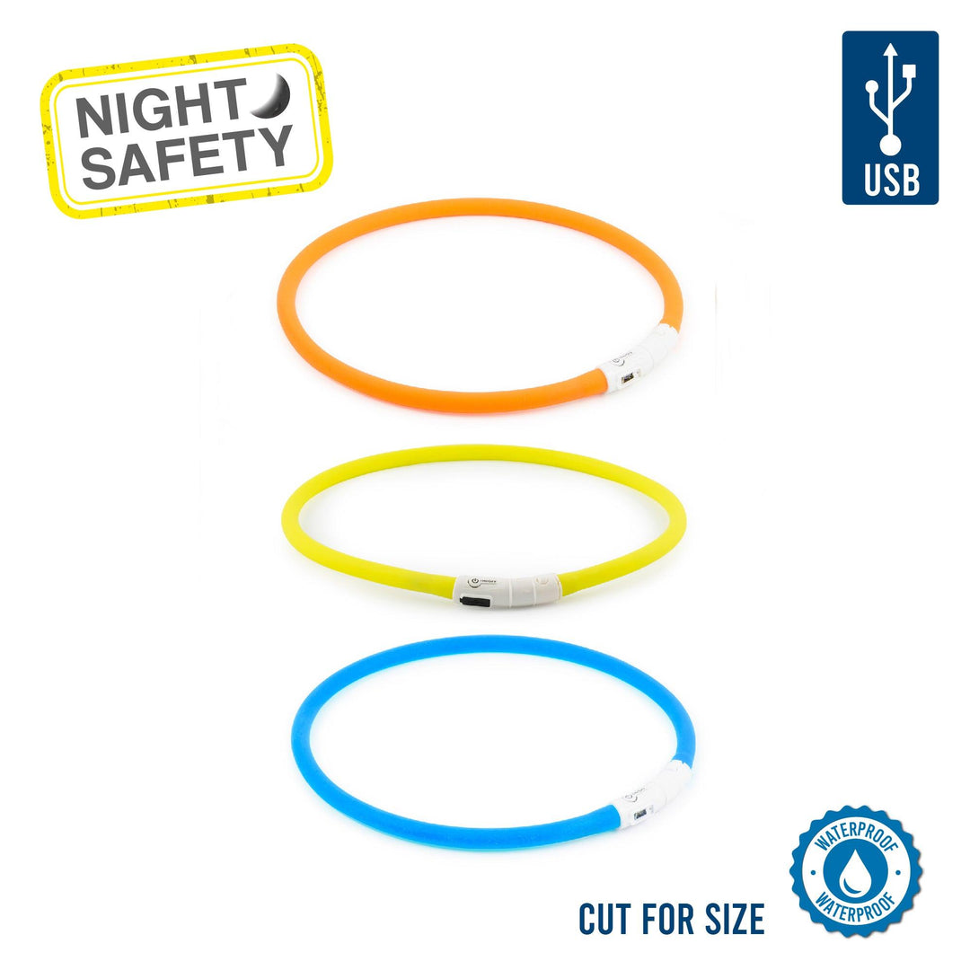 Ancol USB Flashing Band Blue