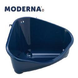 Moderna Corner Litter Pan Large Blue Berry 49cm