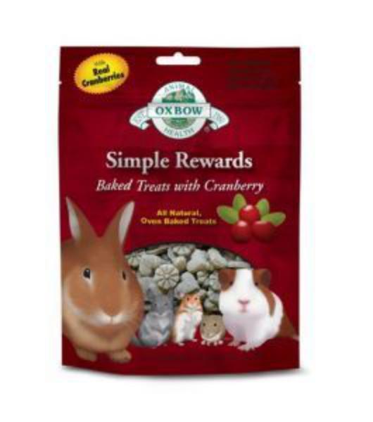 Oxbow Simple Rewards Baked Treats Cranberry 60g