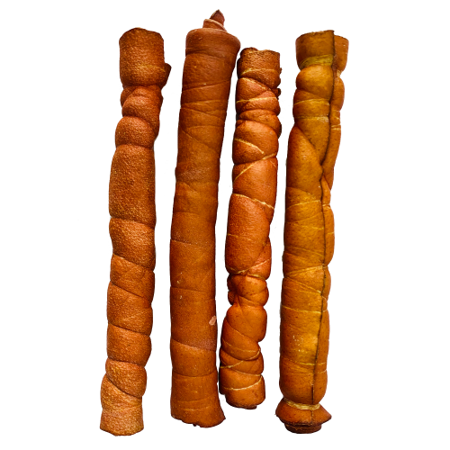 Healthy Paws Buffalo 8 Inch White Roll Smoked 10pcs Bag