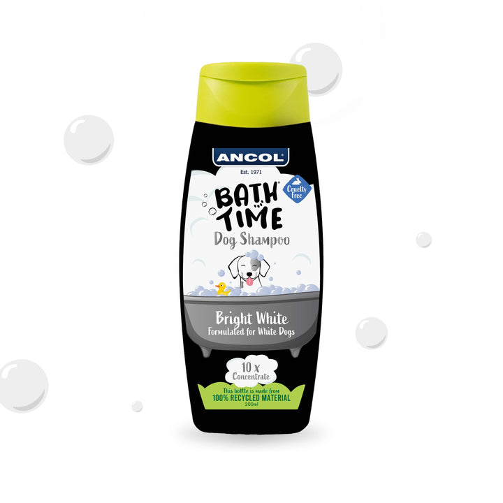 Ancol Bath Time Bright White Dog Shampoo 200ml