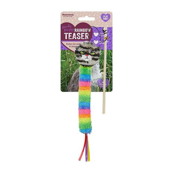 Rosewood Moody Moggy Rainbow Teaser - Ormskirk Pets