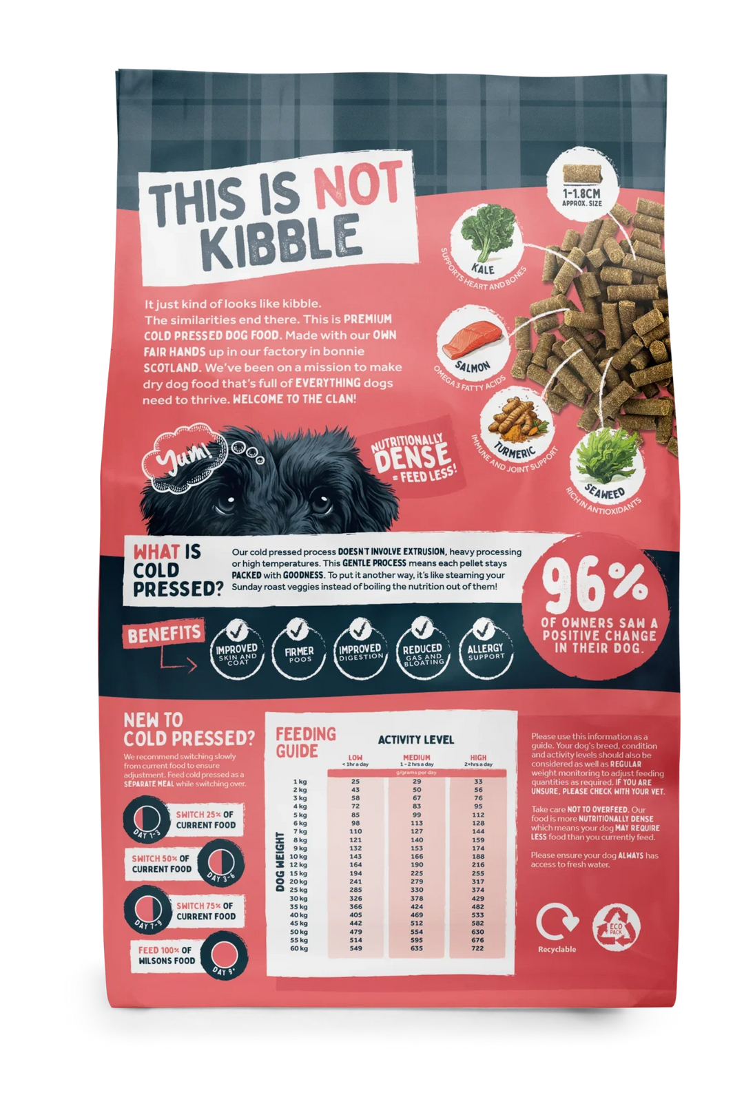 Wilsons Salmon Dry Cold Pressed Dog Food
