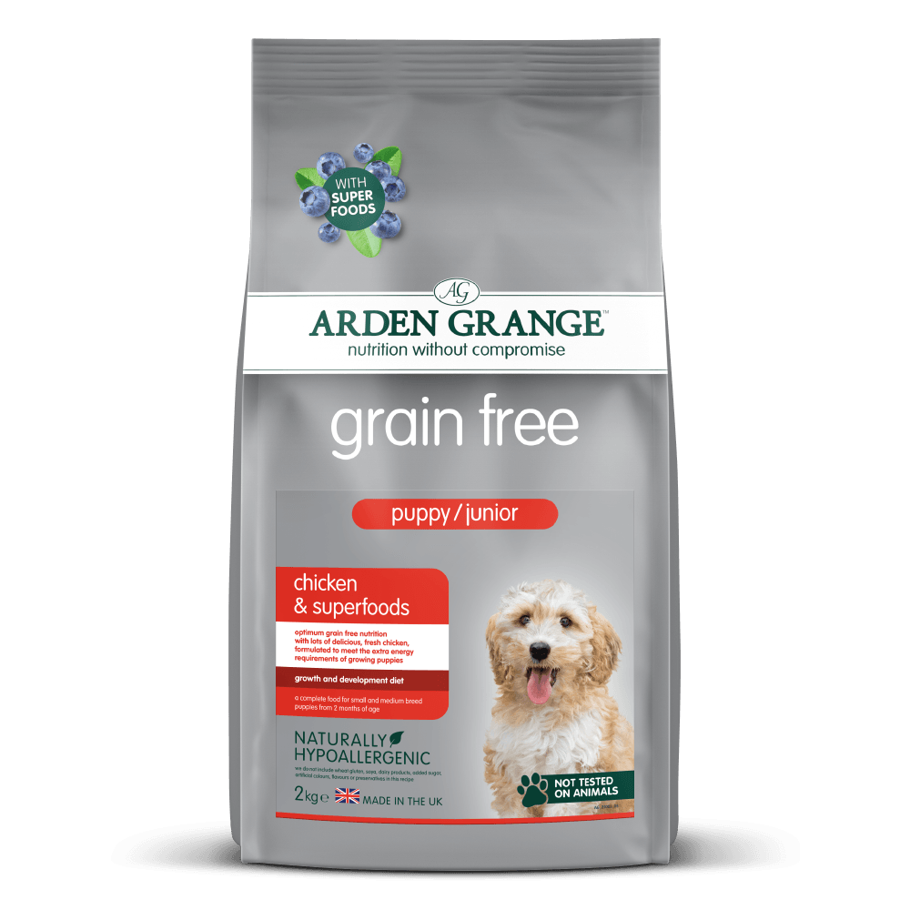 Arden Grange Puppy/Junior Grain Free Chicken Superfoods, 2KG
