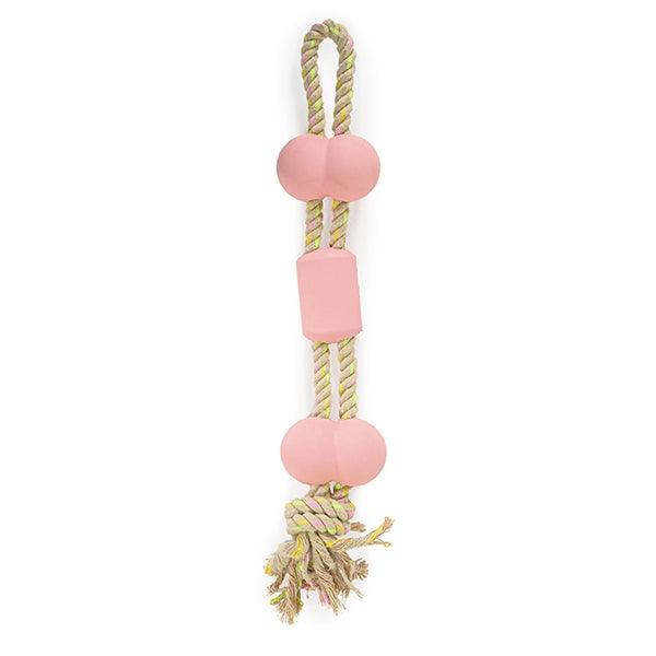 Rosewood BBQ Flavour Rubber &amp; Rope Bone - Ormskirk Pets