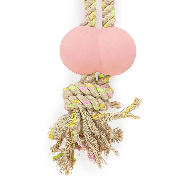 Rosewood BBQ Flavour Rubber &amp; Rope Bone - Ormskirk Pets
