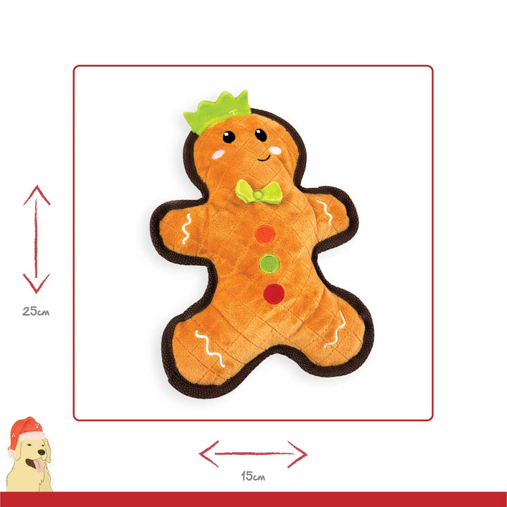 Happy Pet Gingerbread Tough Dog Toy