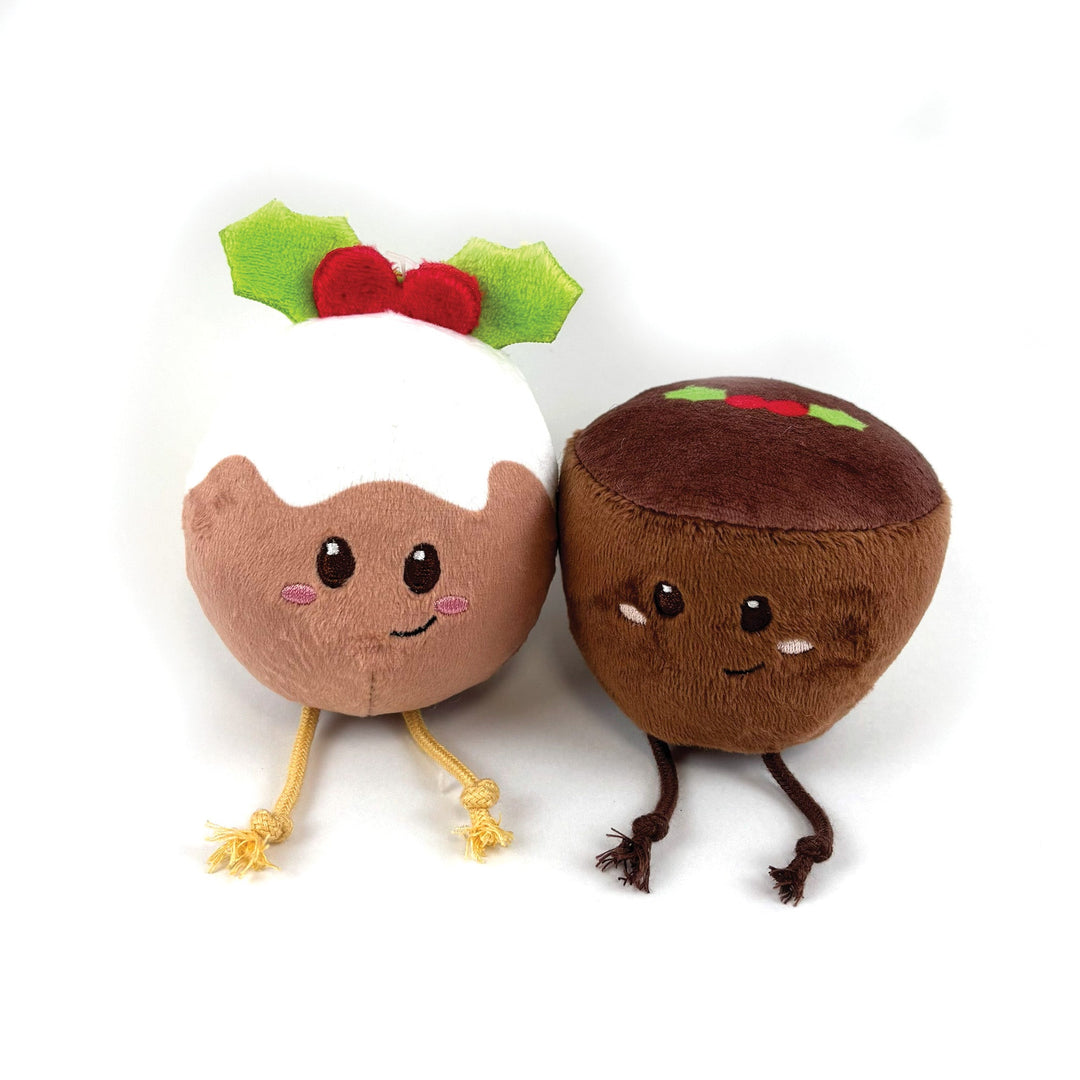 Happy Pet Festive Puds Catnip Cat Toys 2pk