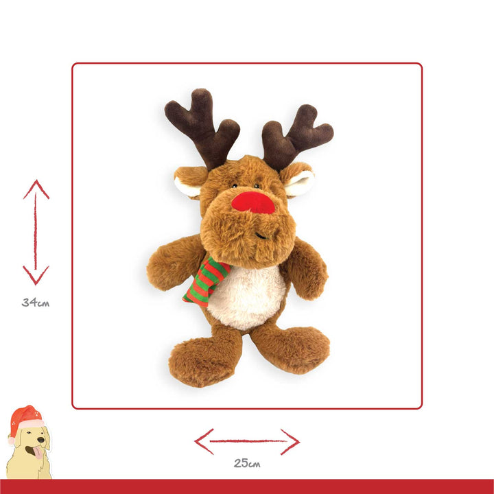Happy Pet Ralph Reindeer Plush Dog Toy