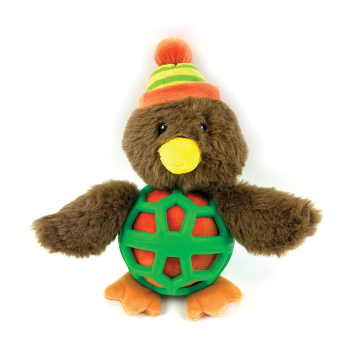 Happy Pet Rolo Robin TPR Body Dog Toy