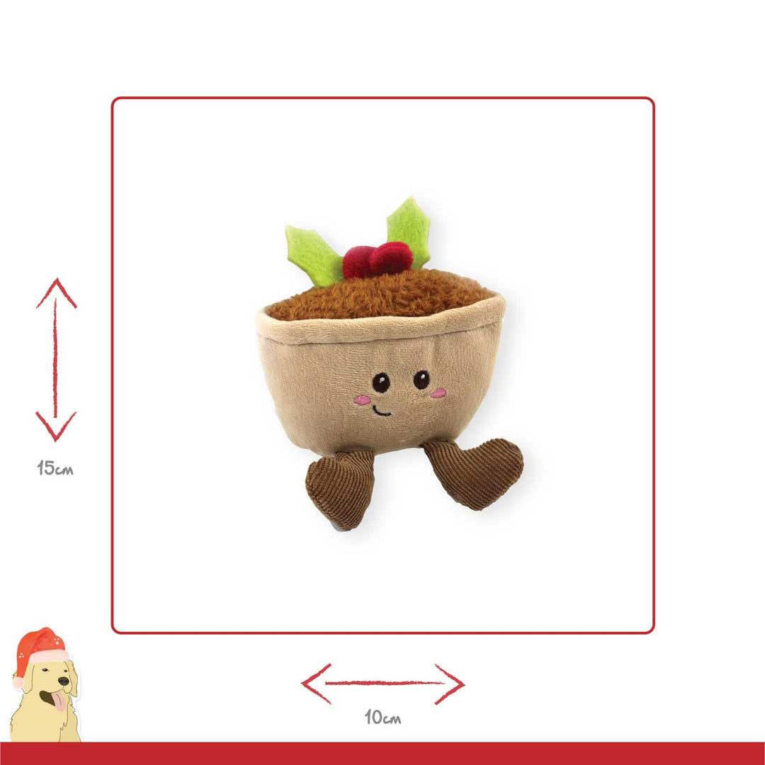 Happy Pet Mince Pie Plush Dog Toy