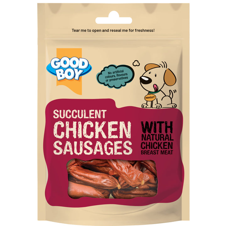 Good Boy Pawsley Succulent Chicken Sausages 75g
