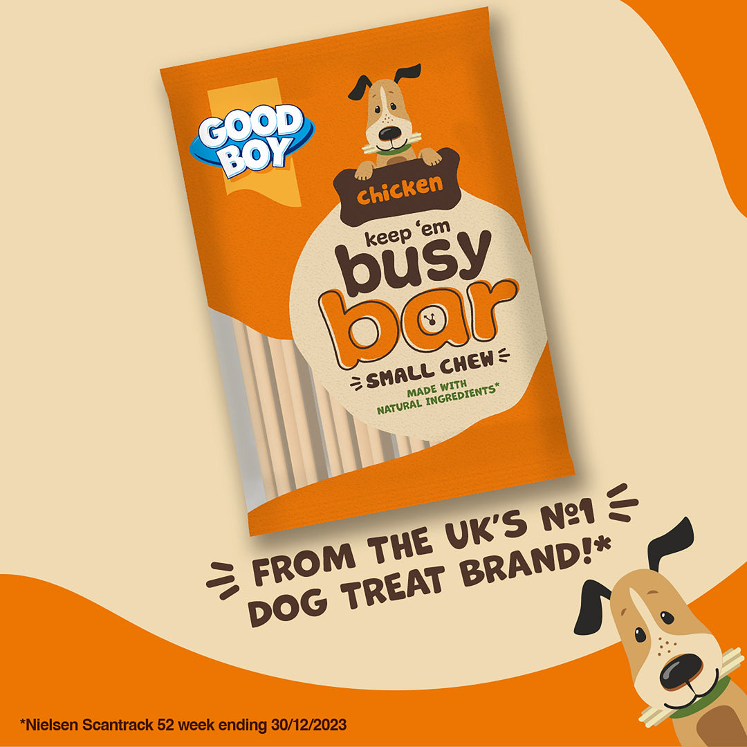 GOOD BOY BUSY BAR CHICKEN Small 4 per pack
