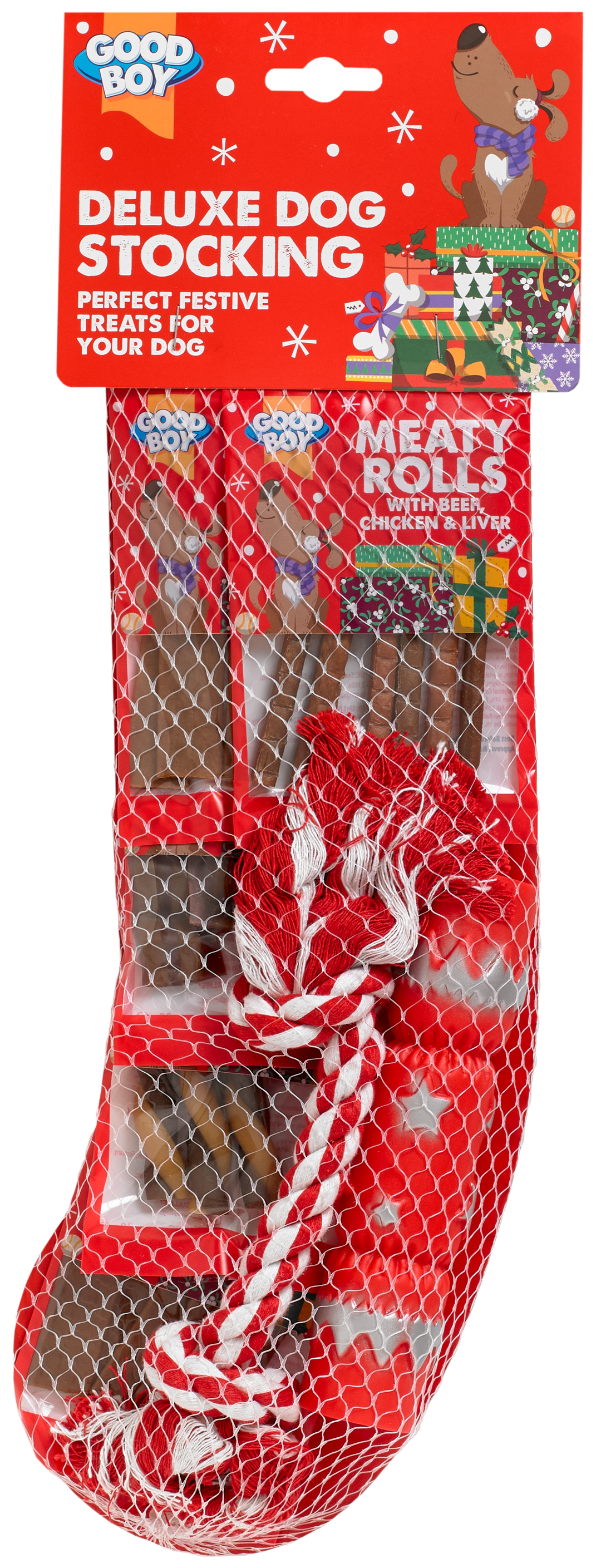 Good Boy Deluxe Dog Treat Stocking 150g