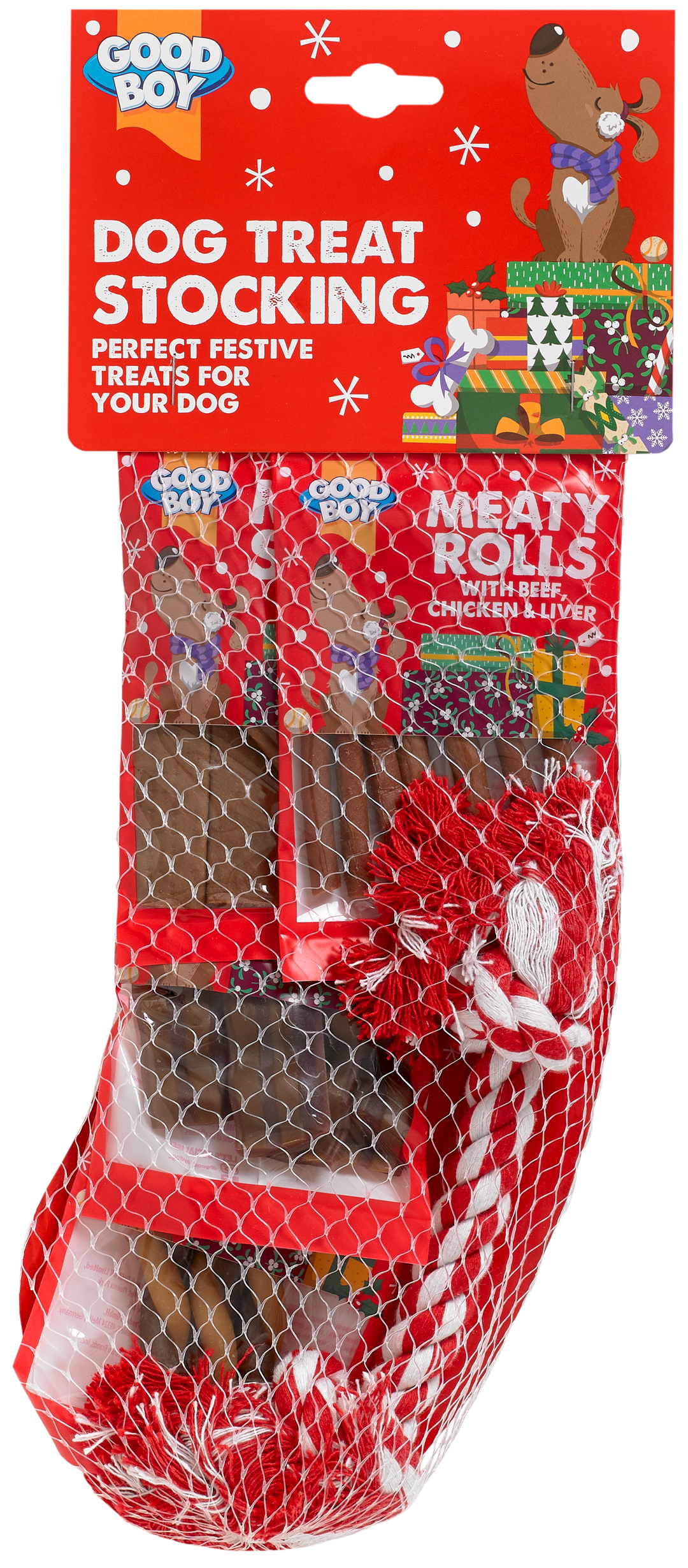 Good Boy Dog Treat Stocking For Dogs 120g