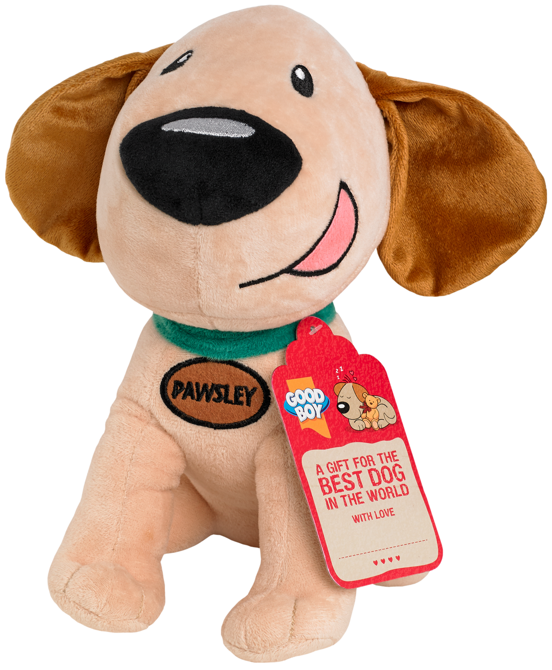 Good Boy Gift Pawsley Dog 10" Plush Toy