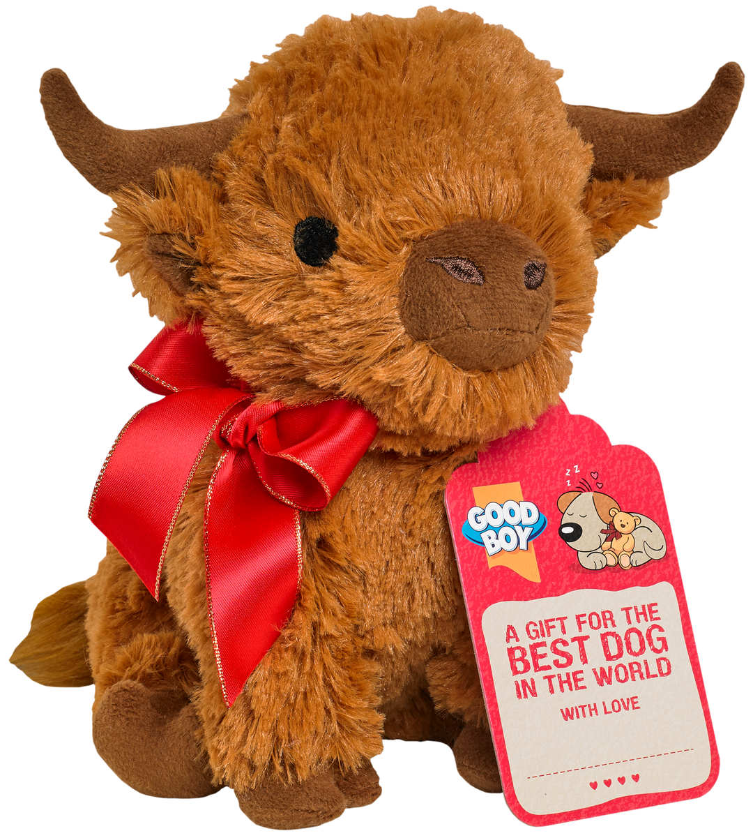 Good Boy Gift Highland Cow Small 8" Plush Toy