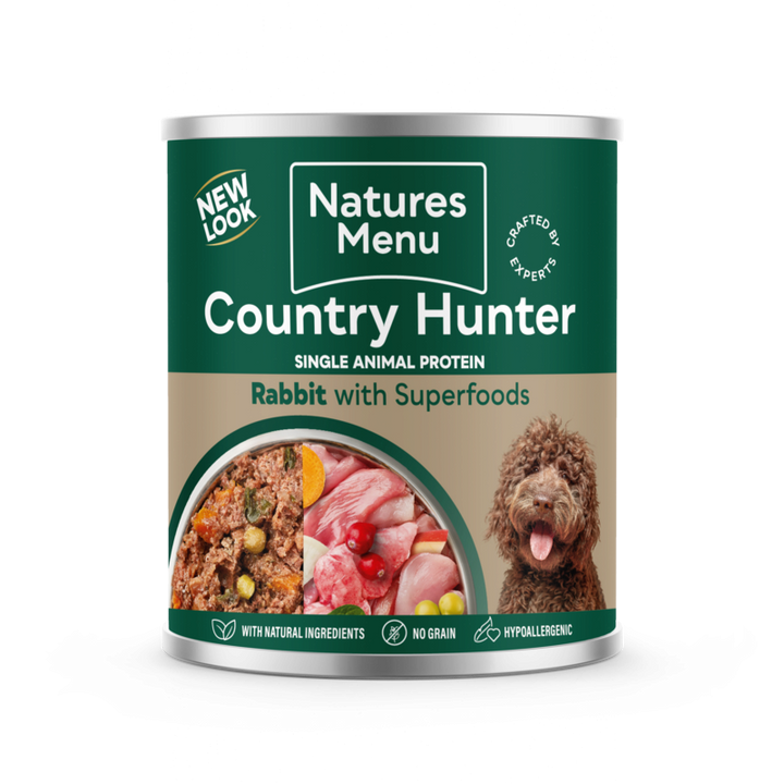 Natures Menu Country Hunter Rabbit with Superfoods 600g x6