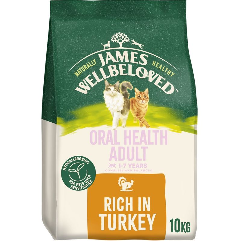 James Wellbeloved Oral Health Cat Adult Turkey