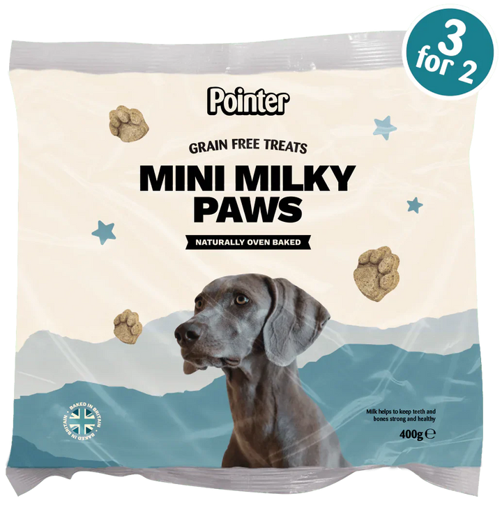 Pointer Grain Free Mini Milky Paws 400G Buy 2 get one FREE