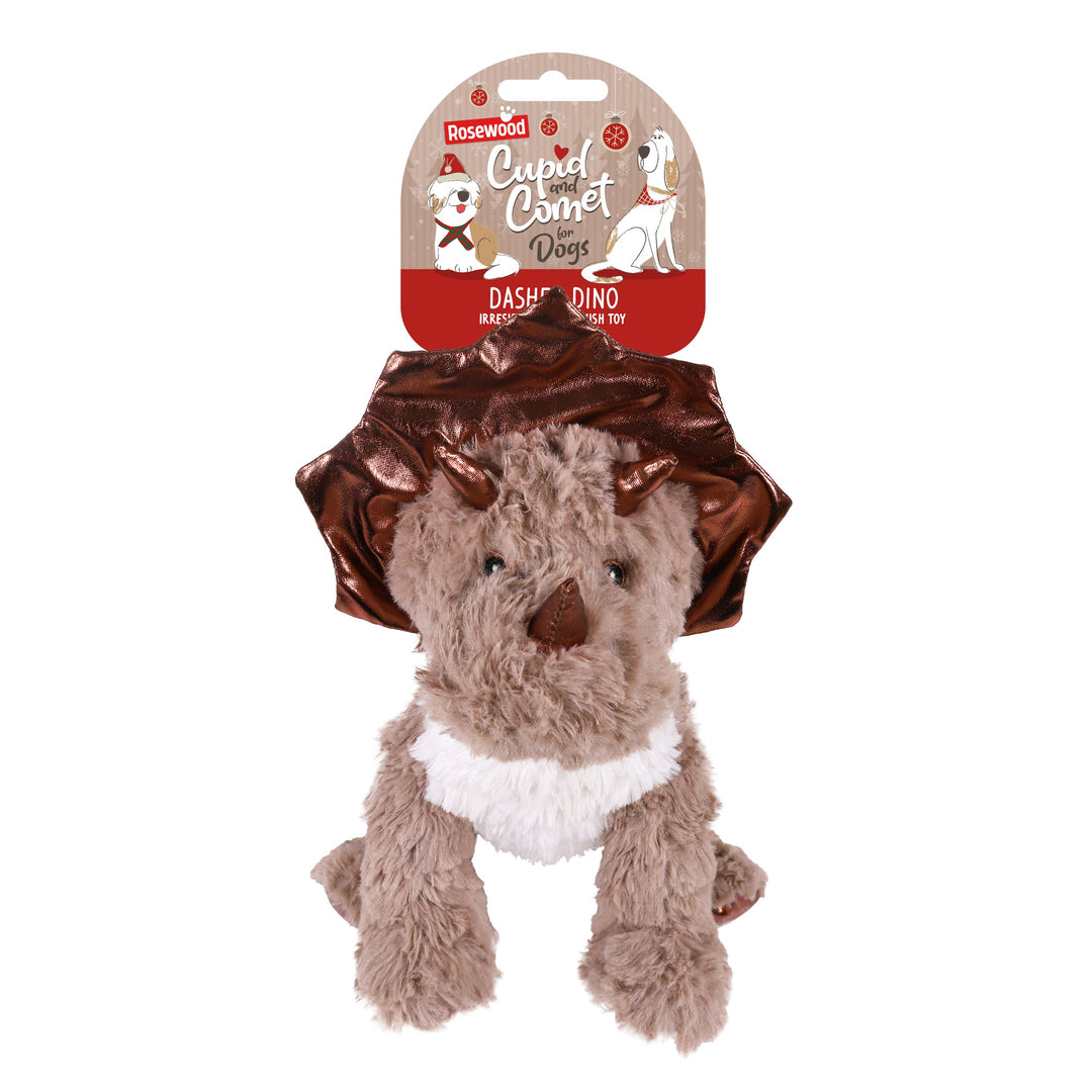 Rosewood Dasher Dino Dog Toy