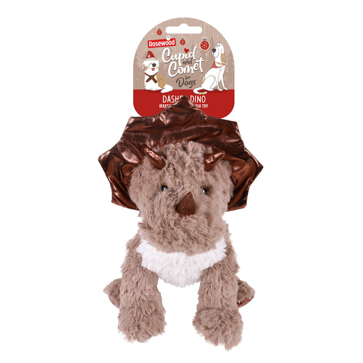 Rosewood Dasher Dino Dog Toy