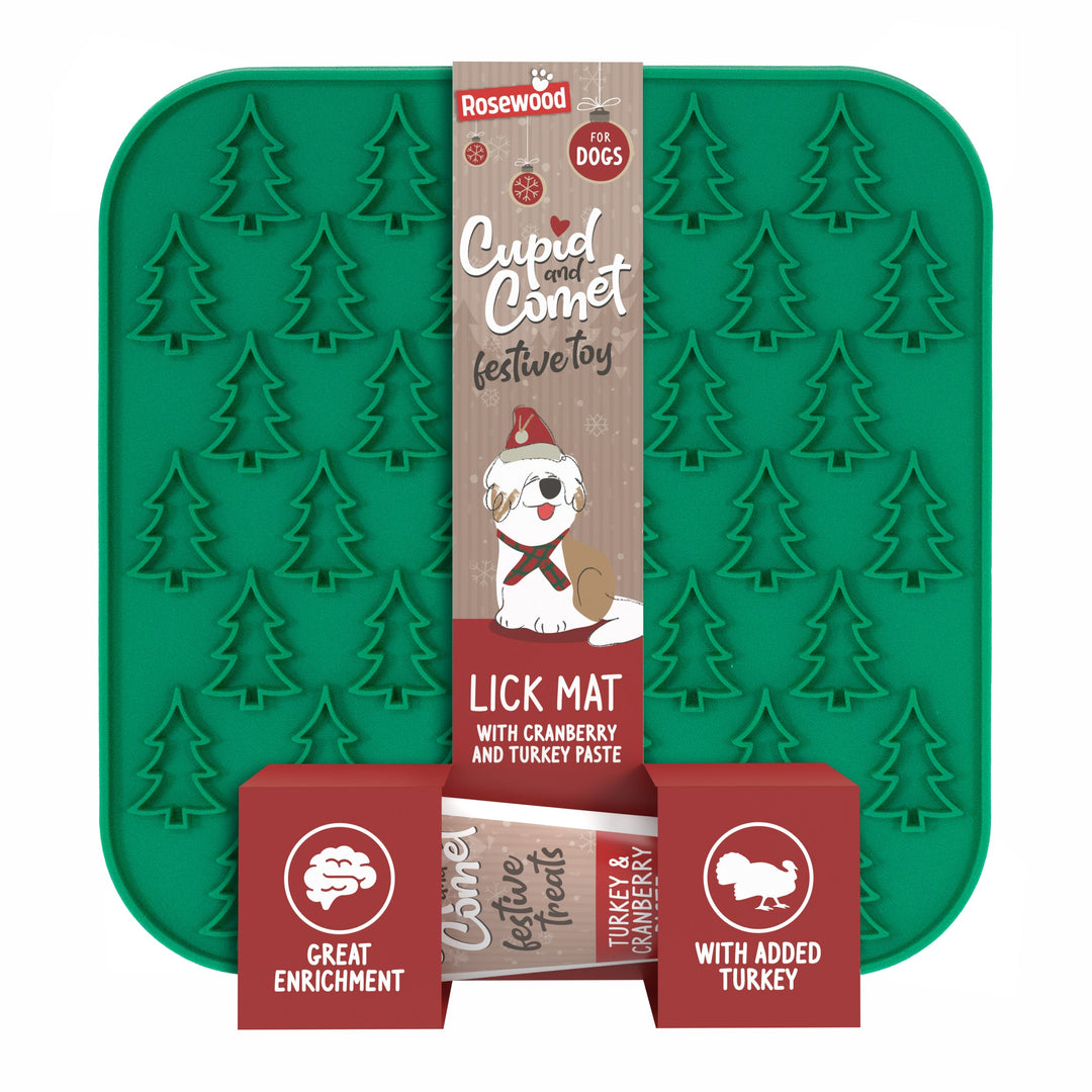 Rosewood Xmas Lickmat With Turkey & Cranberry Paste 75G