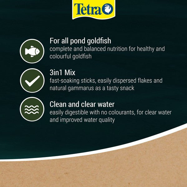 Tetra Pond Gold Mix, 1ltr/140g