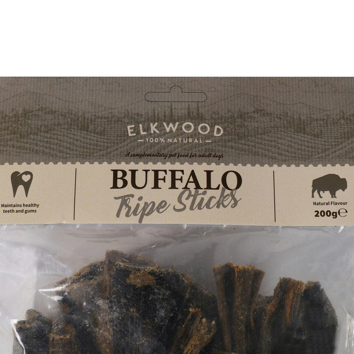 Elkwood 100% Natural Buffalo Tripe Sticks 200g