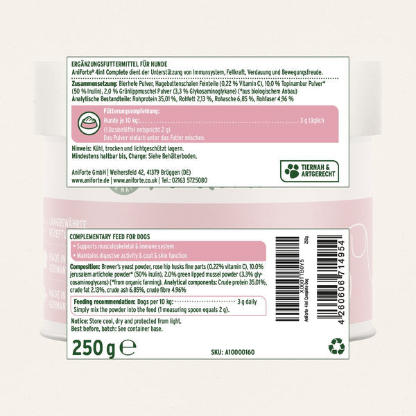 Aniforte 4in1 Complete for Dogs 250g