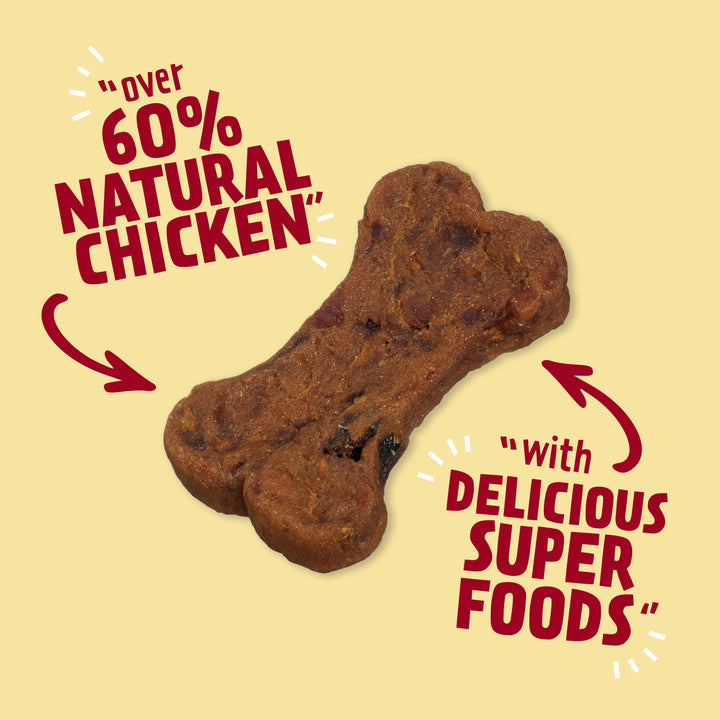 Good Boy Super Licious Chicken With Apple &amp; Cranberry Bones 100g