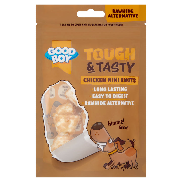 Good Boy Tough &amp; Tasty Chicken Mini Knots 60g