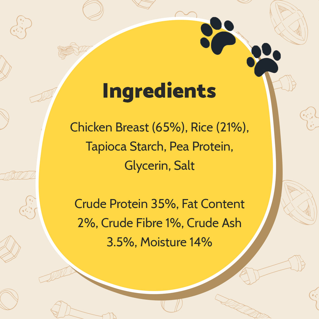 Good Boy Crunchy Chicken &amp; Rice Bones 100g