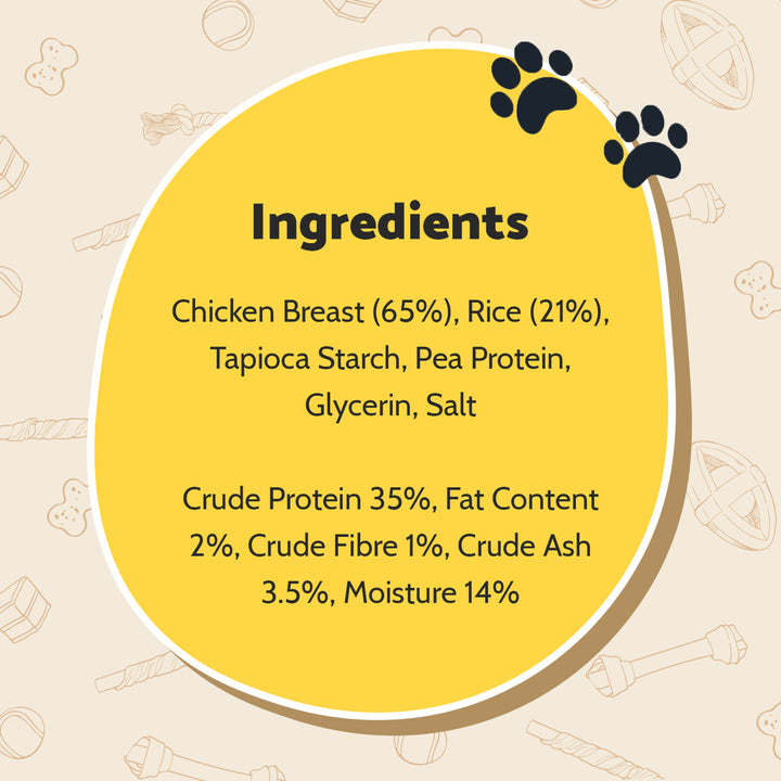 Good Boy Crunchy Chicken &amp; Rice Bones 100g