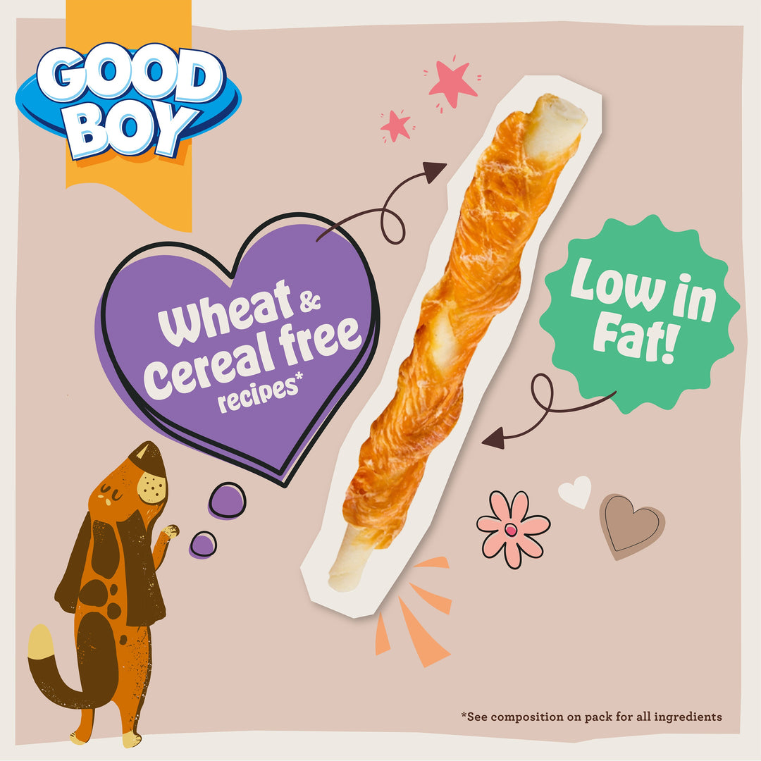 Good Boy Deli Chewy Twists 90g Buy 10 and save!
