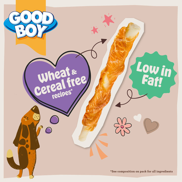 Good Boy Deli Chewy Twists 90g Buy 10 and save!