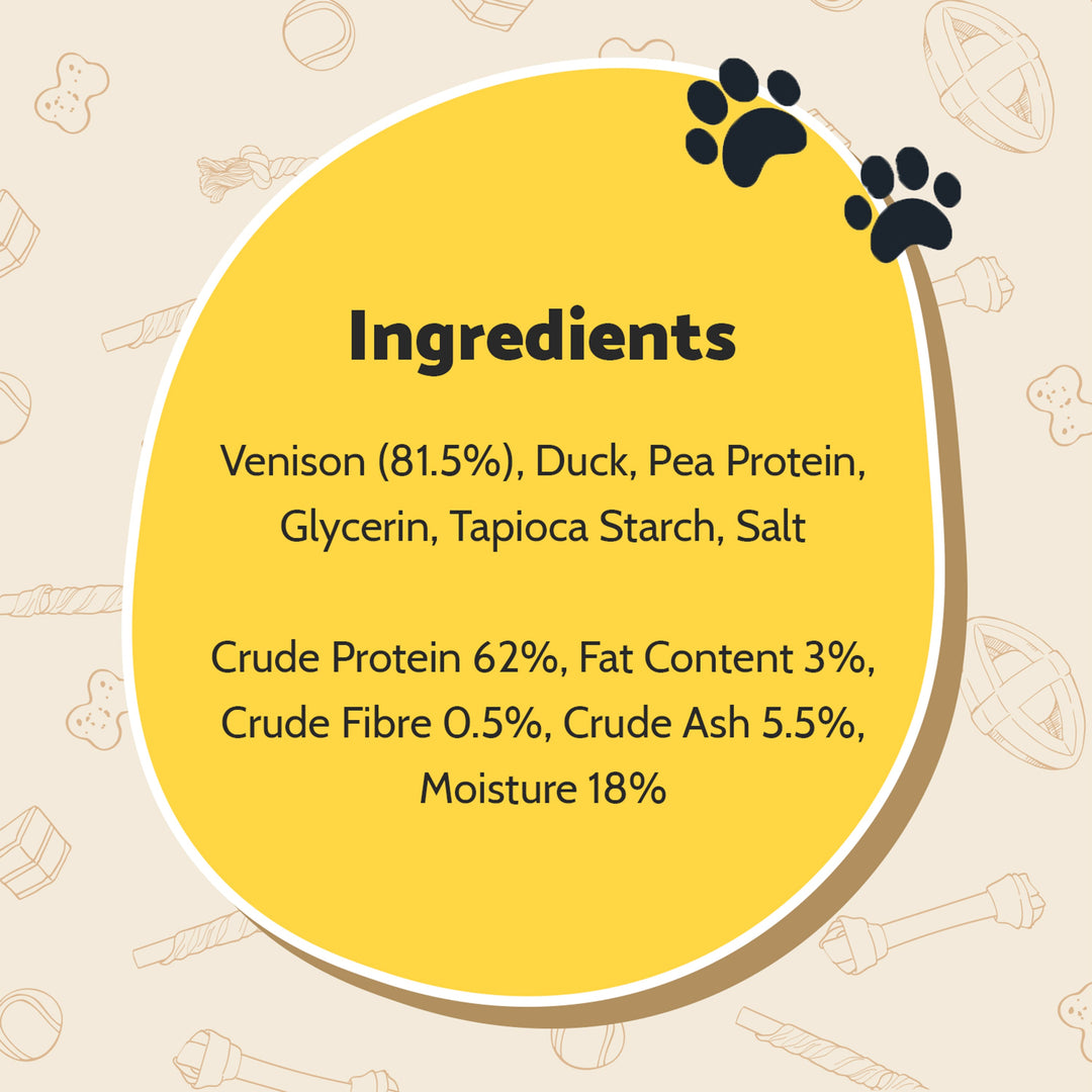Good Boy Pawsley Chewy Venison Steaks - 80g