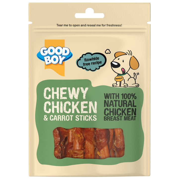 Good Boy Chewy Chicken &amp; Carrot Sticks 90g