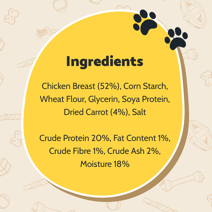 Good Boy Chewy Chicken &amp; Carrot Sticks 90g