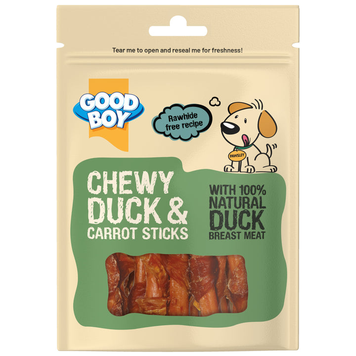 Good Boy Chewy Duck &amp; Carrot Sticks 90g