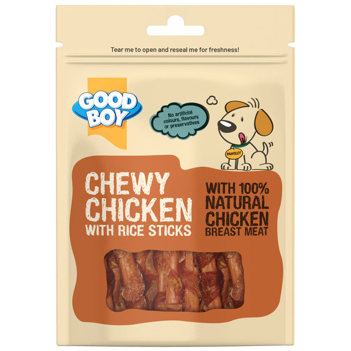 Good Boy Chewy Chicken And Rice Sticks 90g