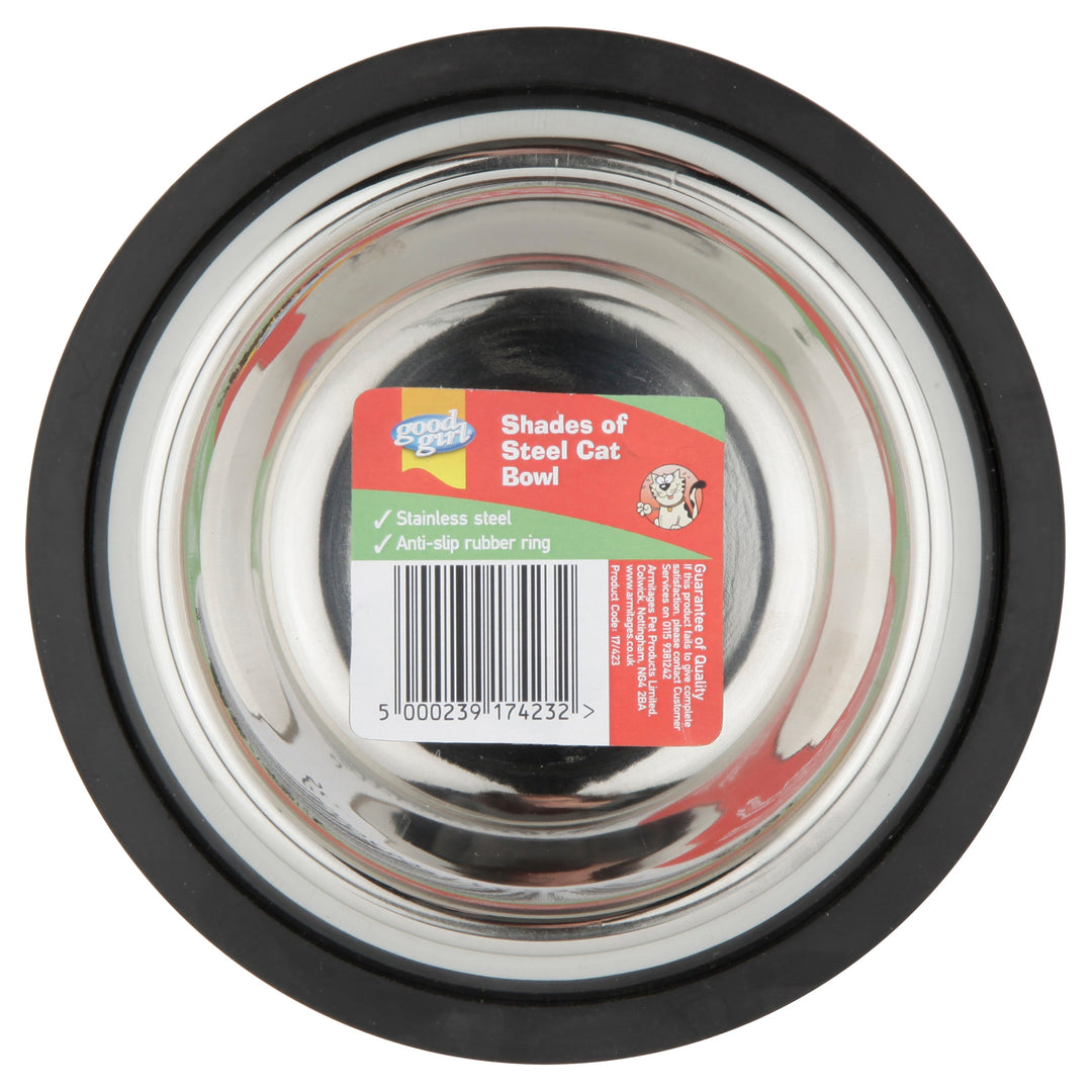 Good Boy Non-Slip Stainless Steel Bowl 120mm (4.75")