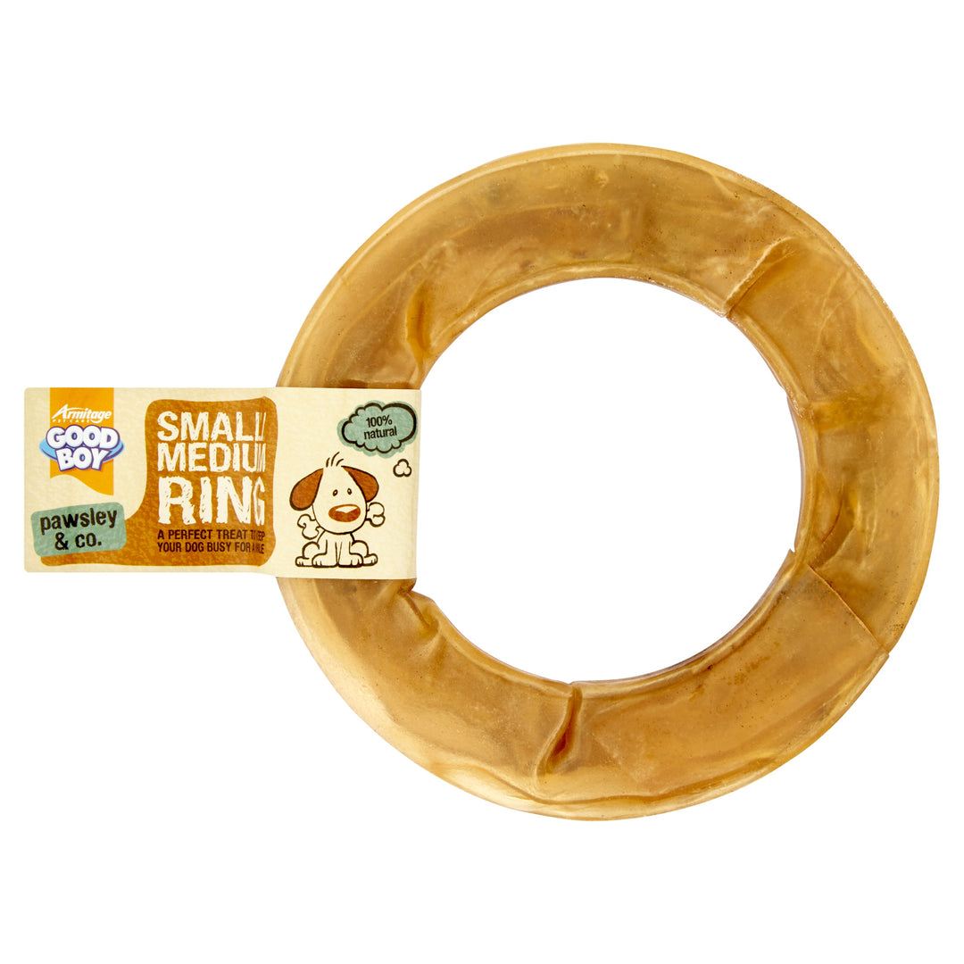 Good Boy Dog Chew Hide Ring 6"