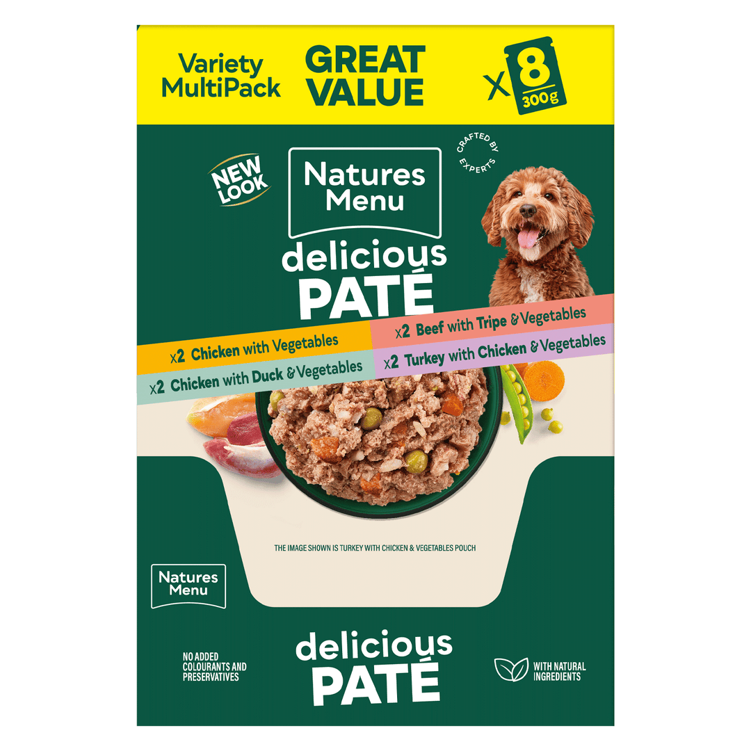 Natures Menu Multipack Complete Dog Pouches - 8 x 300g
