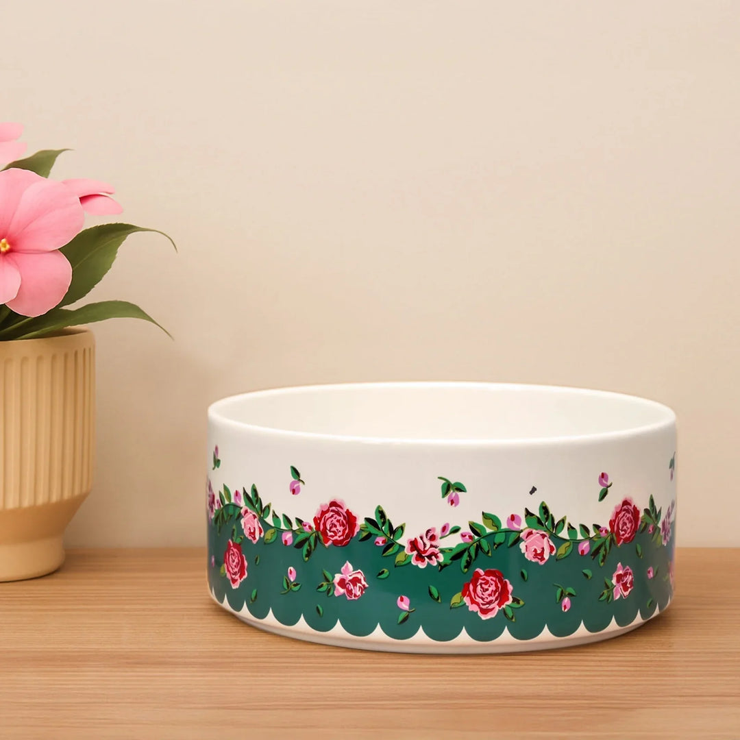 Cath Kidston Dolly Rose Ceramic Pet Bowl